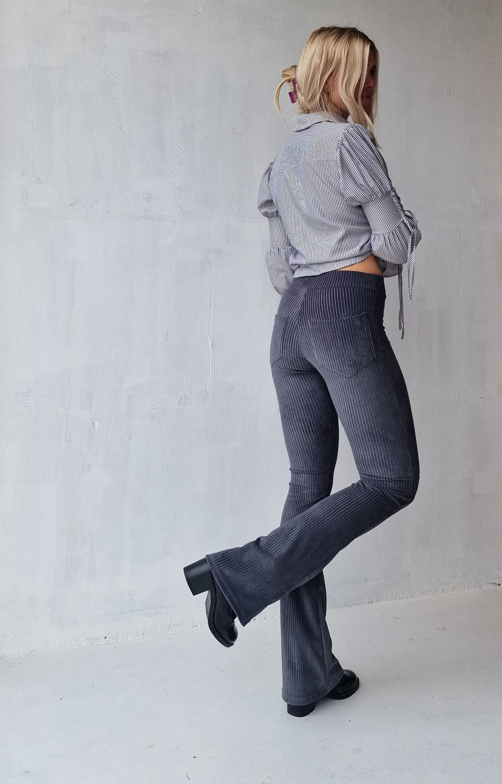 Extra Lange Flared Legging Rib | TALL Lengtemaat 34 & 36 | 5 kleuren