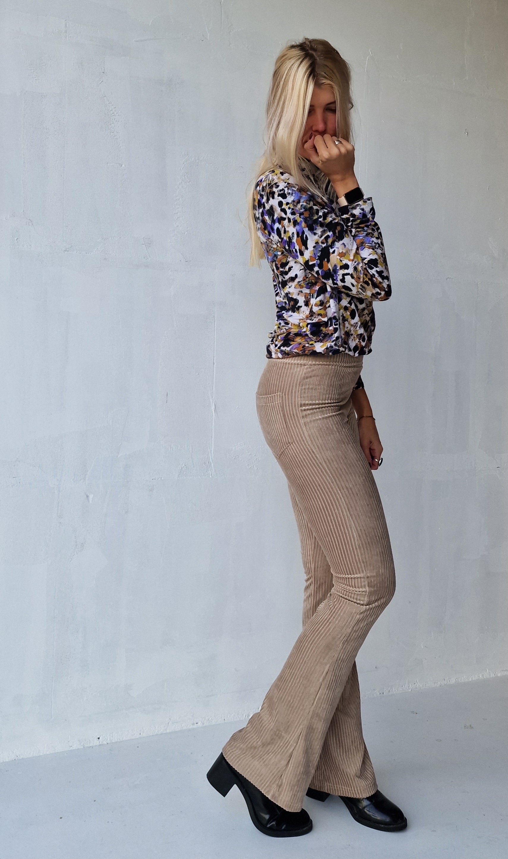 Extra Lange Flared Legging Rib | TALL Lengtemaat 34 & 36 | 5 kleuren