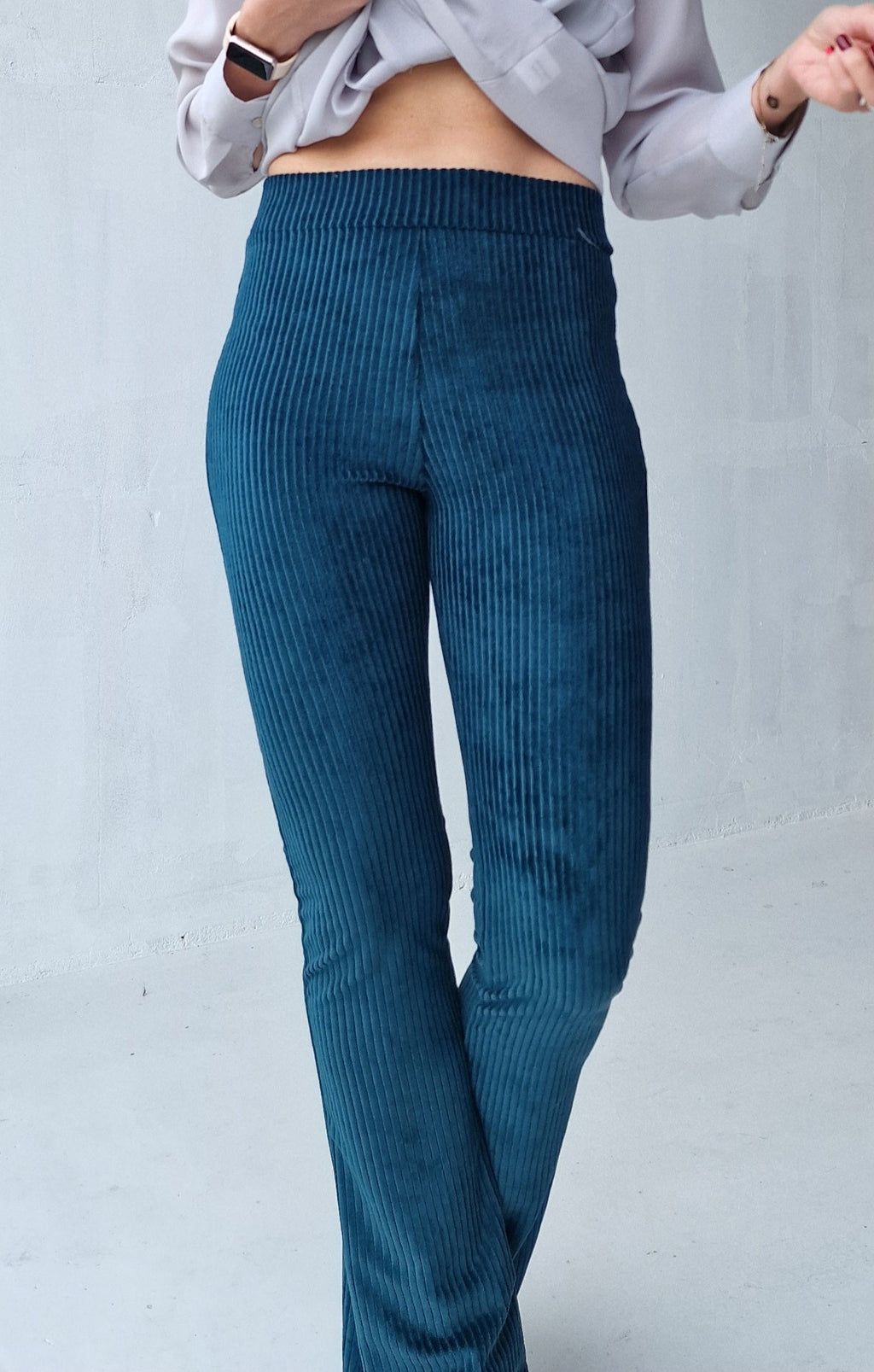 Extra Lange Flared Legging Rib | TALL Lengtemaat 34 & 36 | 5 kleuren