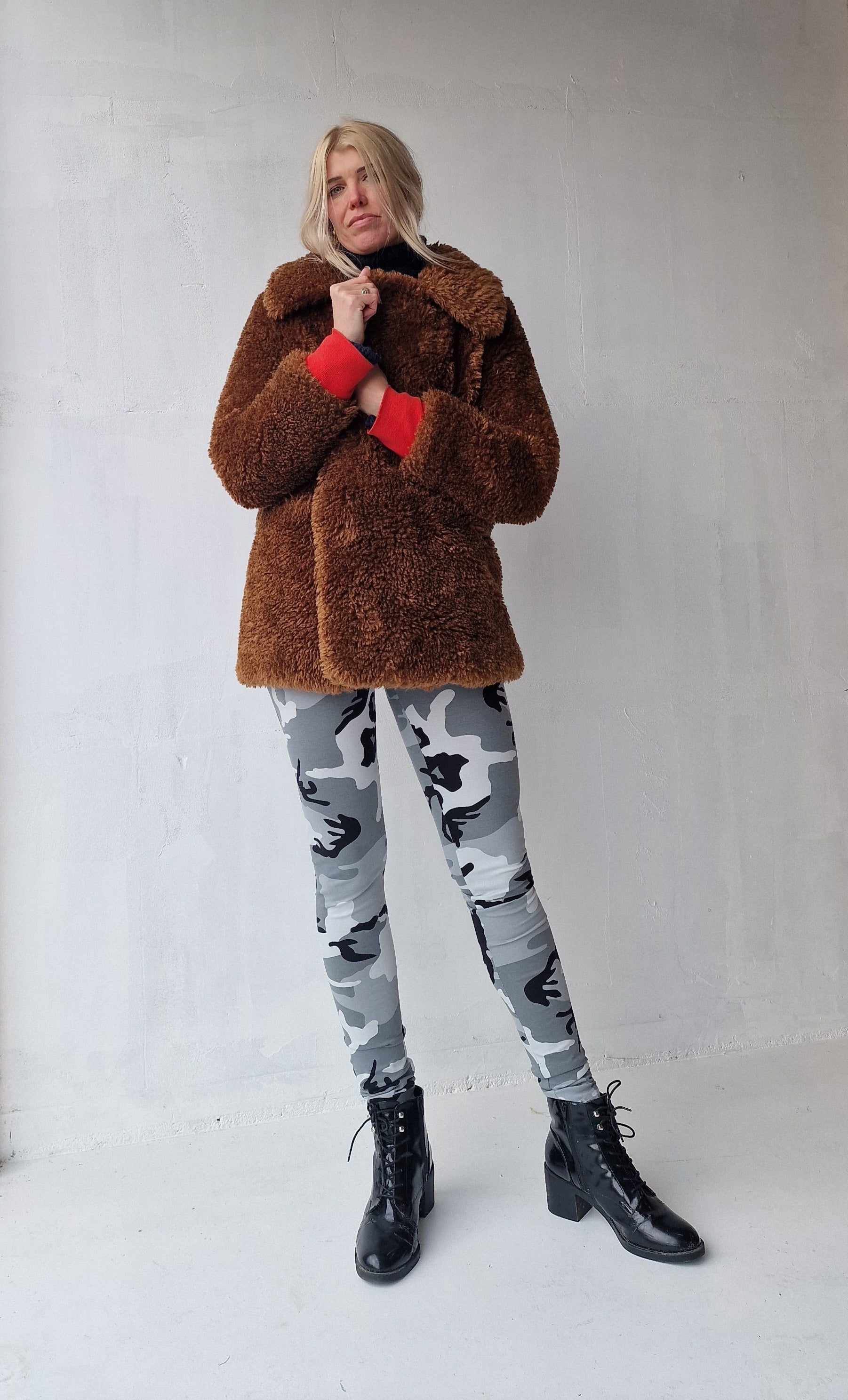 Extra lange legging camouflage | tall | Lengte 36