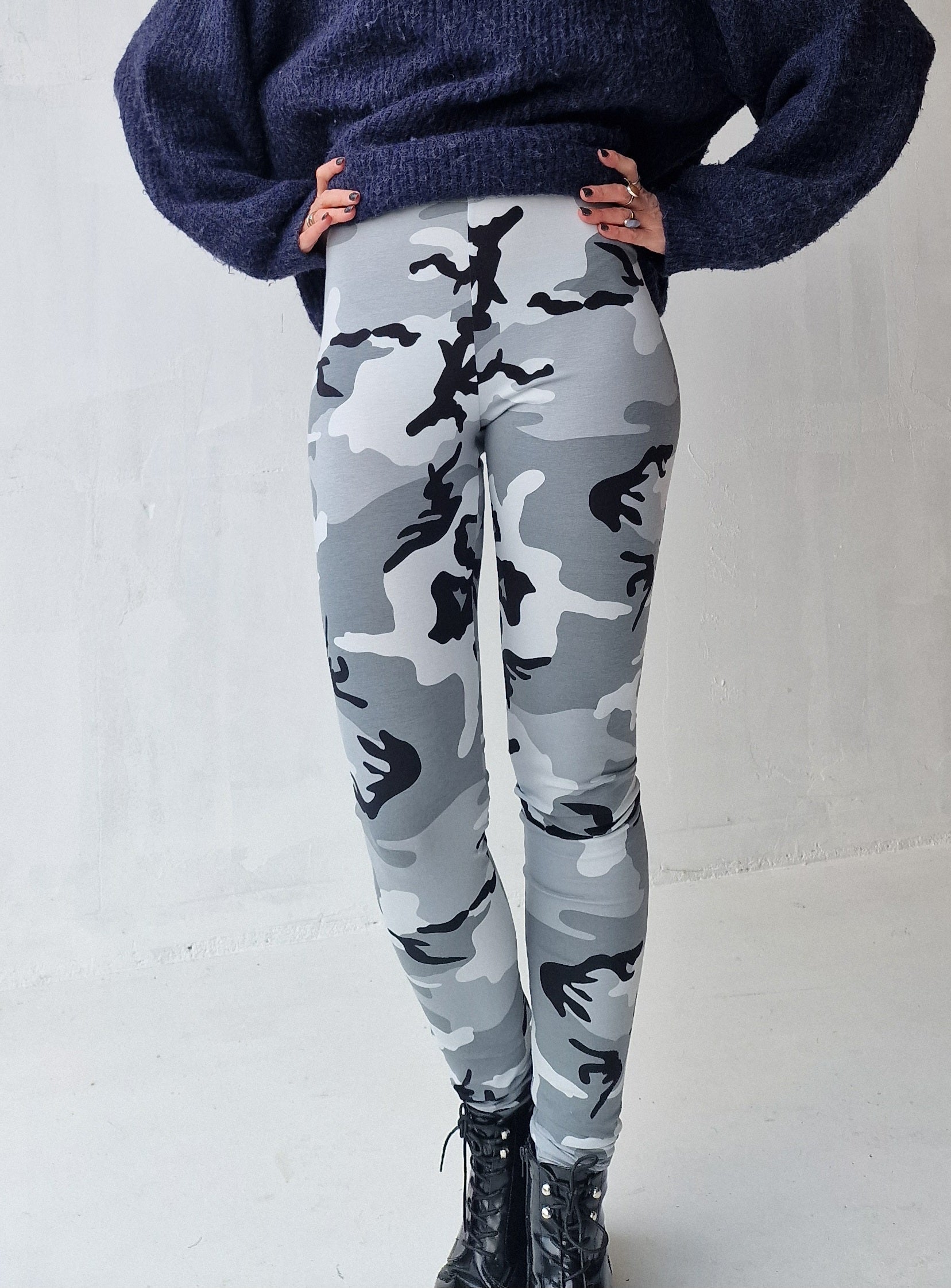 Extra lange legging camouflage | tall | Lengte 36