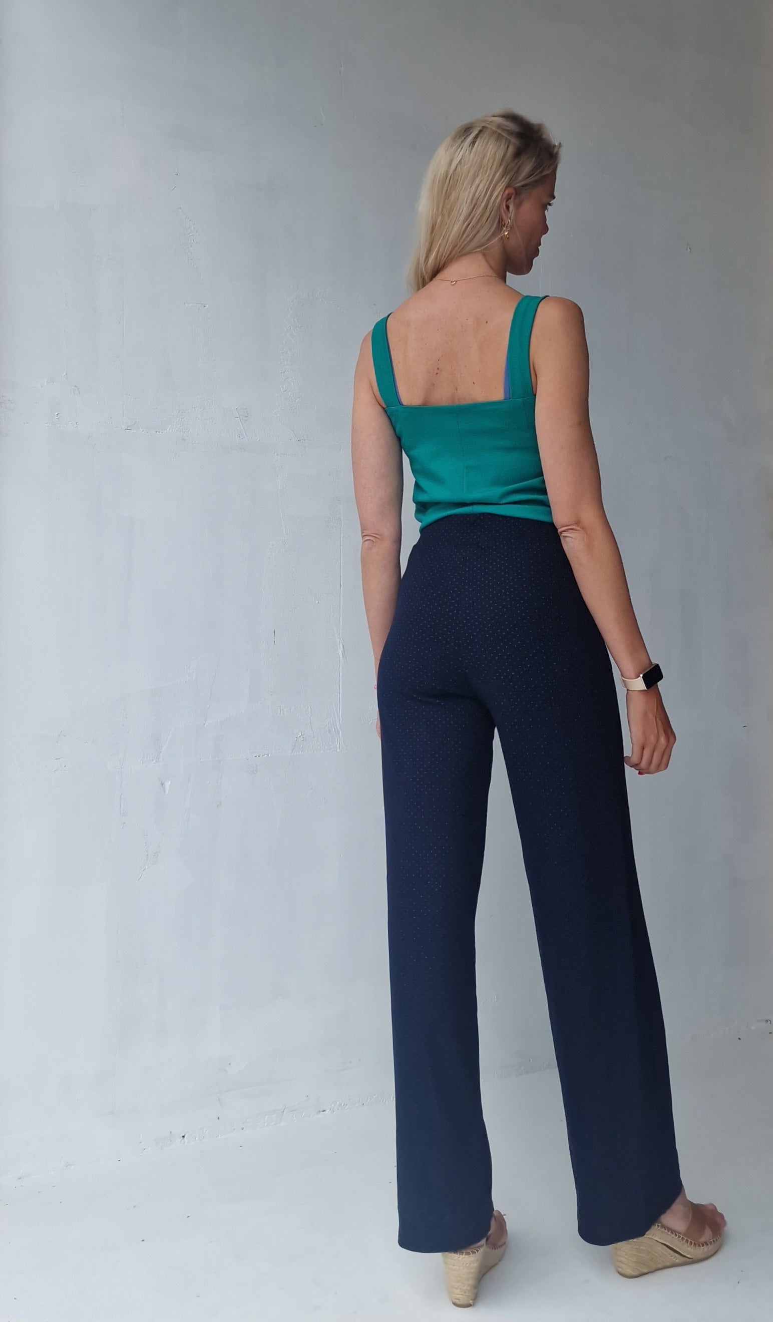 Top geknoopt green | Liz