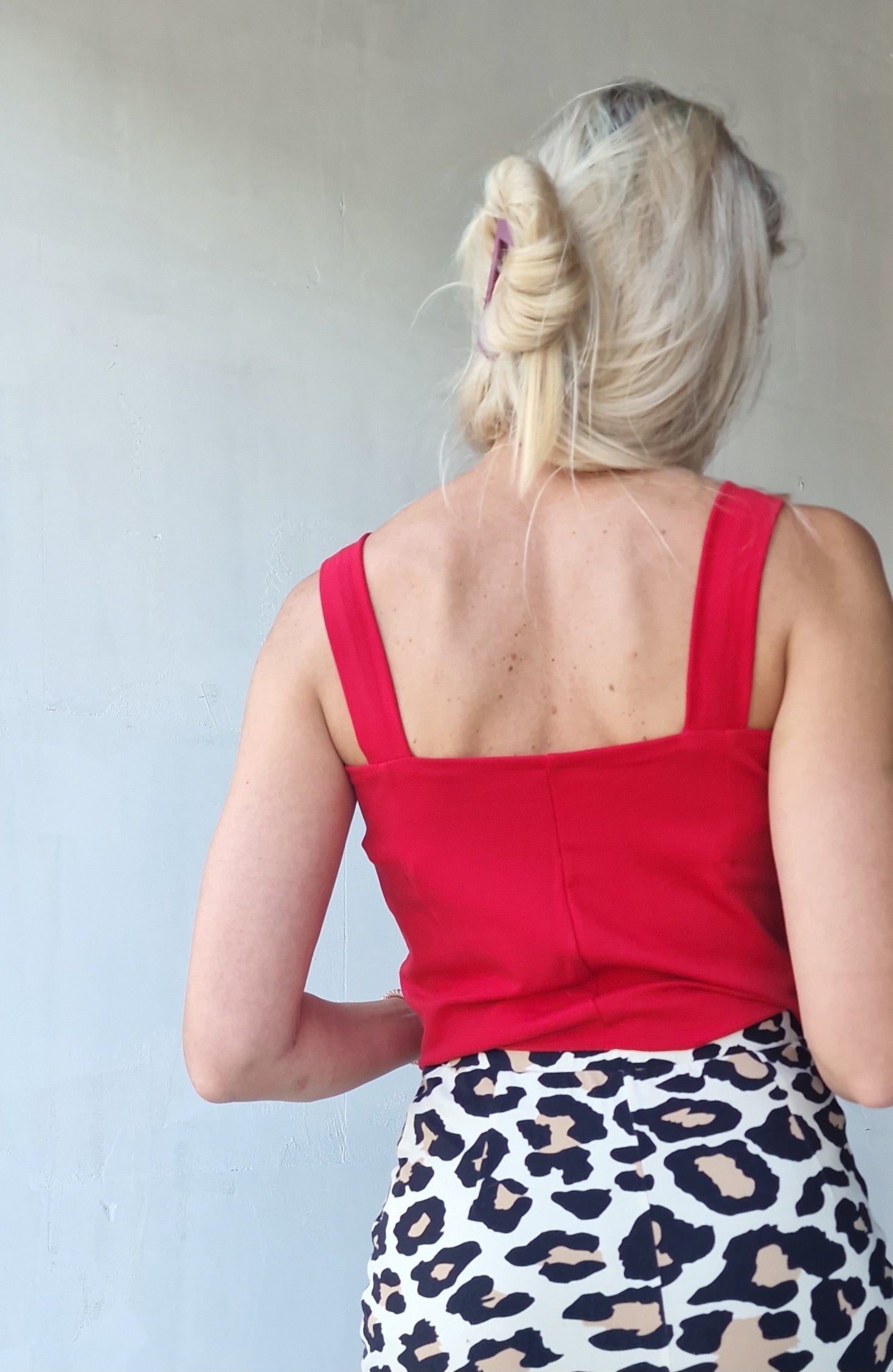 Top geknoopt red | Liz