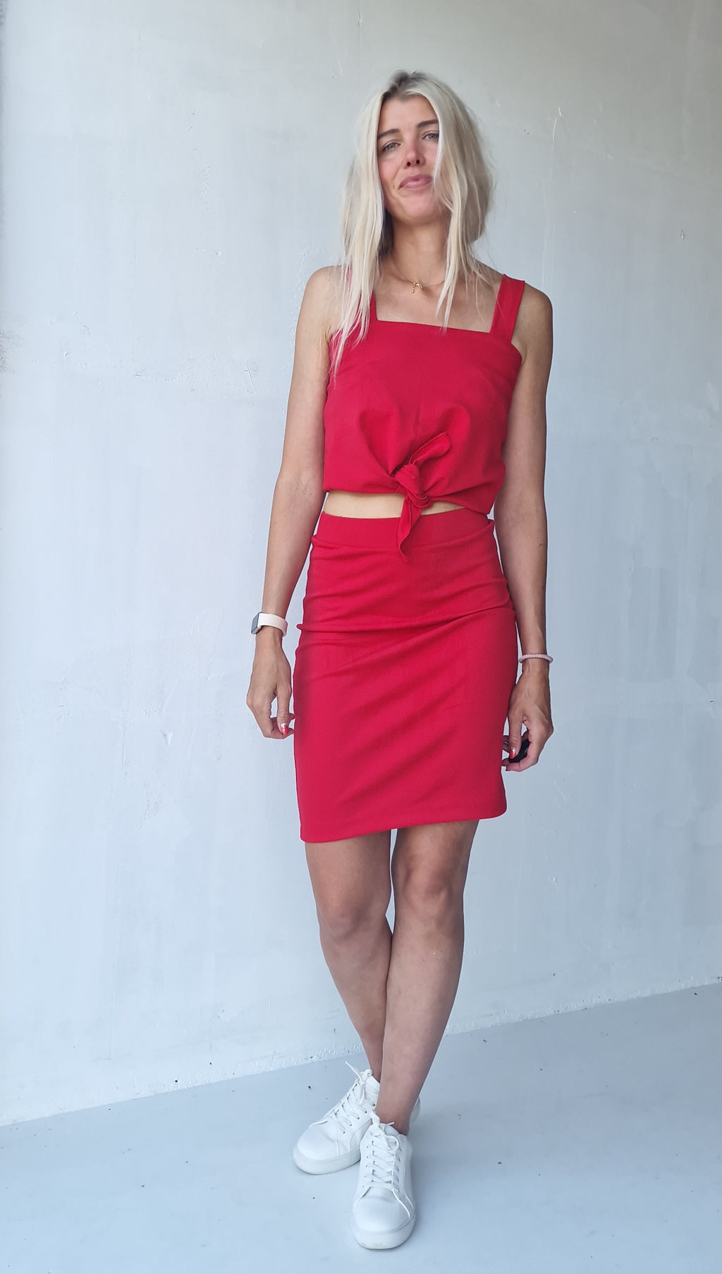 Top geknoopt red | Liz