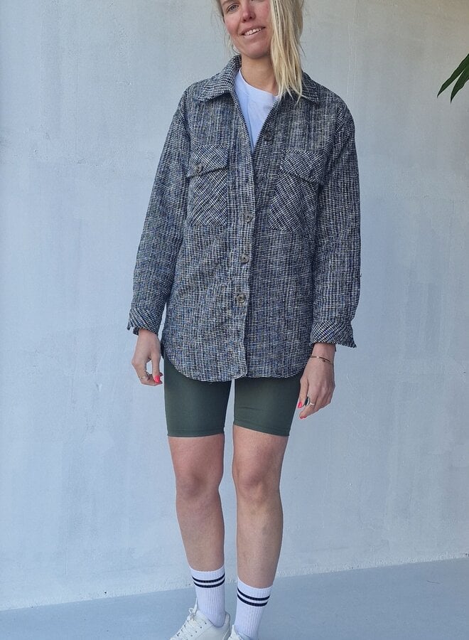 Korte legging Madame Liz | kakhi | van sportstof