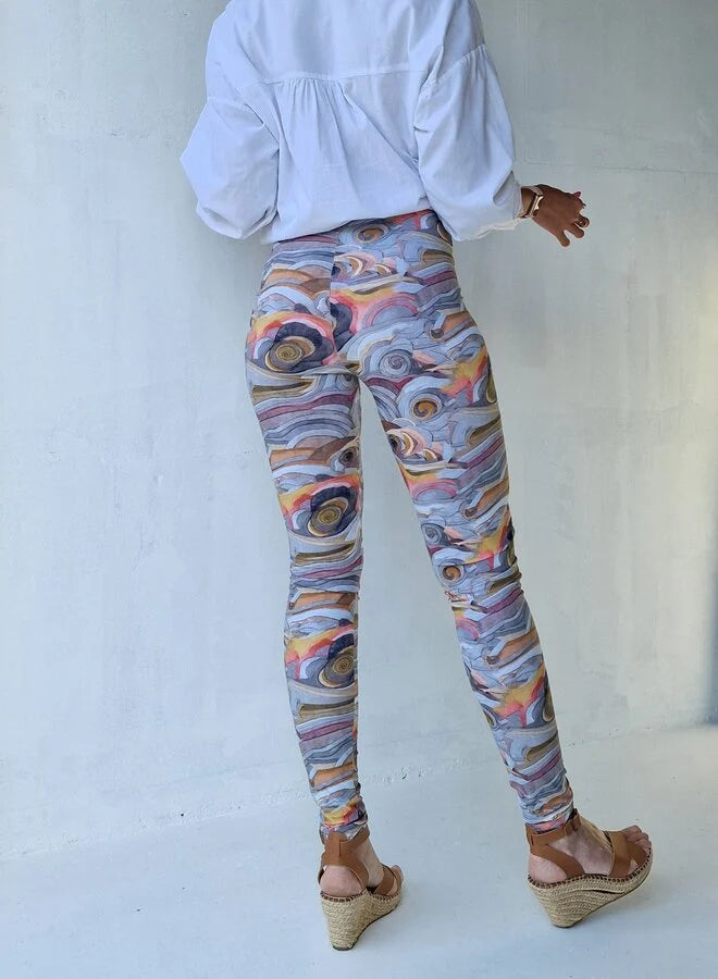 Extra lange legging grafisch | tall | lengtemaat 36