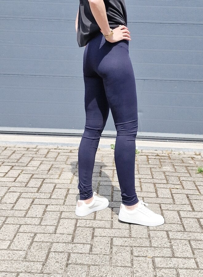 Extra lange legging sport/casual | tall | navy | lengte 36