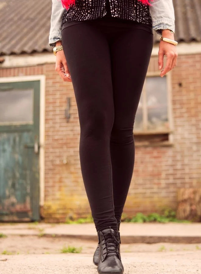 Extra lange legging zwart | tall | lengtemaat 36