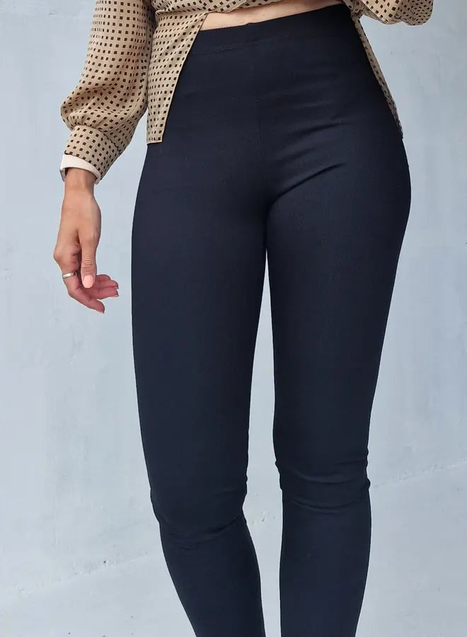 Extra lange tregging | heavy chique black | tall | lengtemaat 36