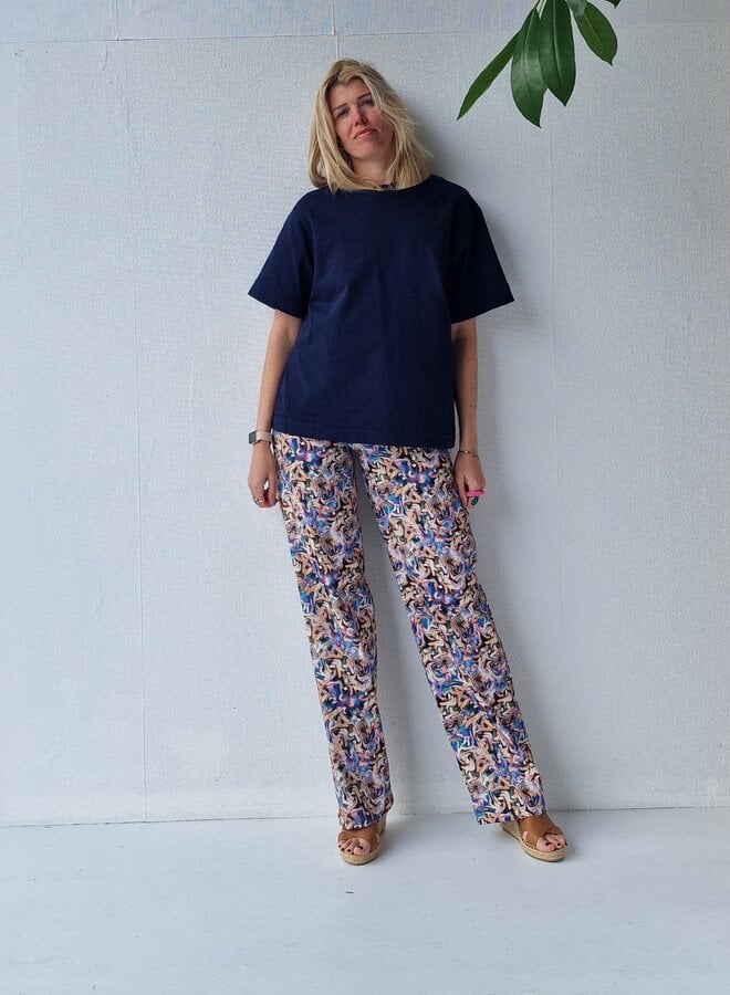 Extra lange wide leg | multicolour | tall | lengtemaat 32, 34 en 36