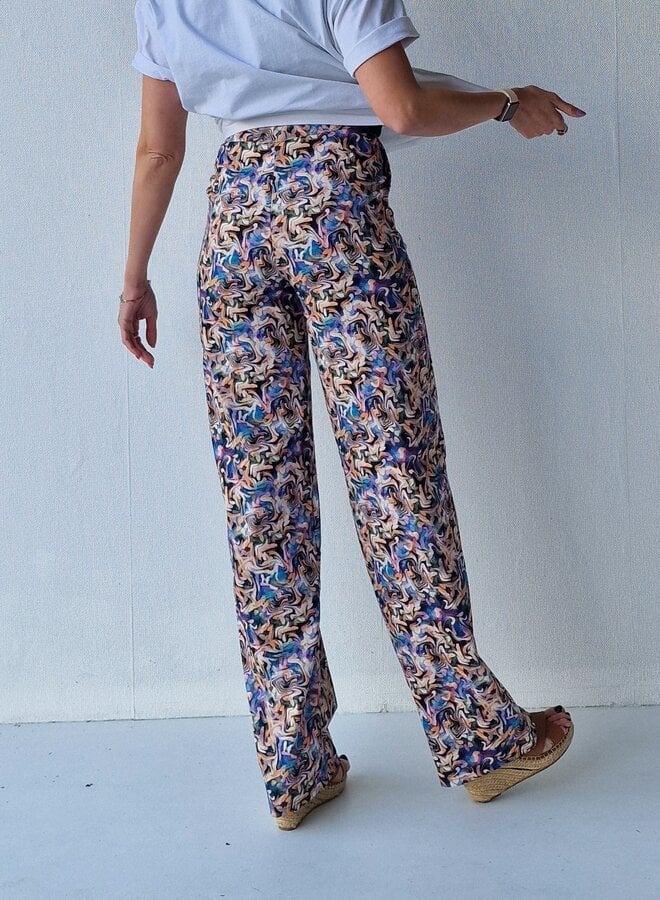 Extra lange wide leg | multicolour | tall | lengtemaat 32, 34 en 36