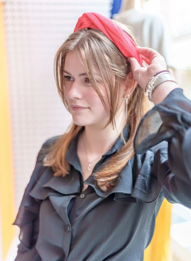 Haarband/ Sjaaltje van ijzerdraad