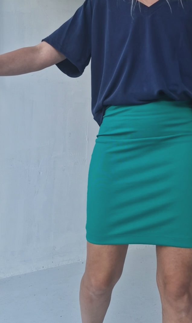 Rokje stretch | zeegroen